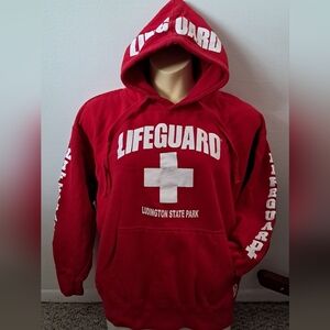 LIFEGUARD Unisex Red Hoodie